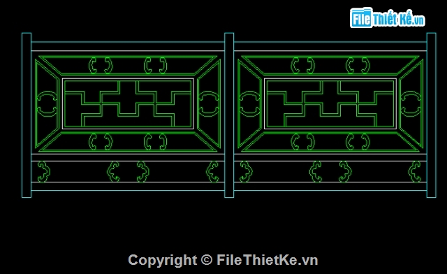 lan can,lan can sắt,cad lan can